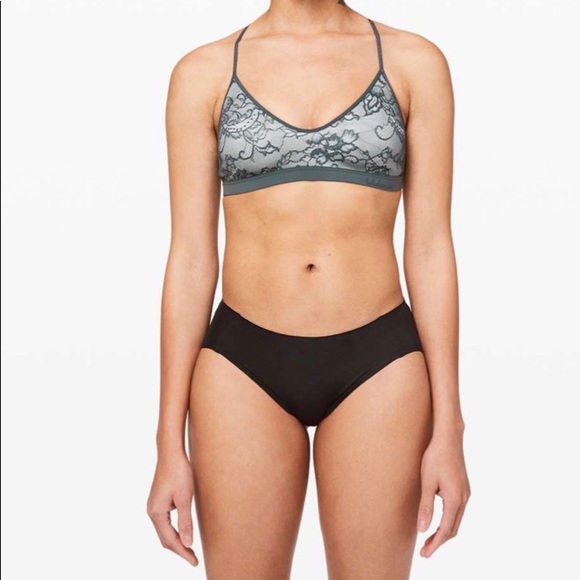 Lululemon Live In Lace Bralette medium grey - Picture 2 of 5
